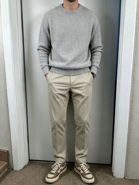 NWT $320 Etro Men's Classic Tan Pants Chino Cotton Slim Fit Italian 48 US 32*36